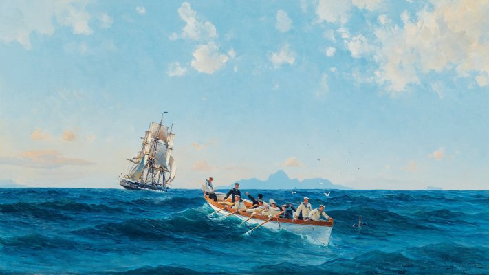 
Herman Gustav af Sillen - Fregatten Vanadis. Desktop wallpaper