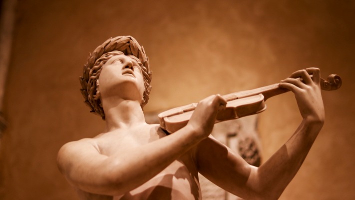 Cristoforo Stati - Orpheus with Violin. Desktop wallpaper