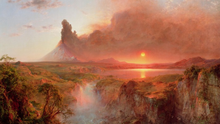 Frederic Edwin Church - Cotopaxi. Desktop wallpaper