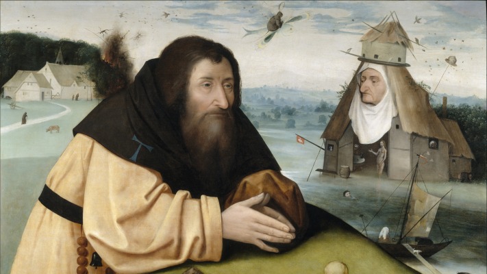 Hieronymus Bosch - The Temptation of St. Anthony. Desktop wallpaper