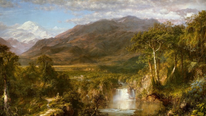 Frederic Edwin Church - The Heart of the Andes. Desktop wallpaper