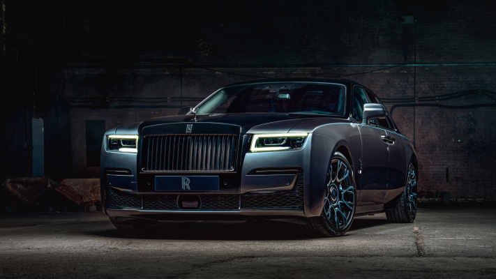 Rolls-Royce Ghost Black Badge 2022. Desktop wallpaper