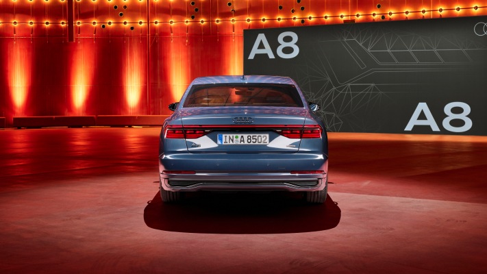 Audi A8 2022. Desktop wallpaper