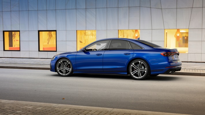 Audi S8 2022. Desktop wallpaper