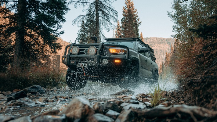 Toyota Tacoma Overlanding Concept 2021. Desktop wallpaper