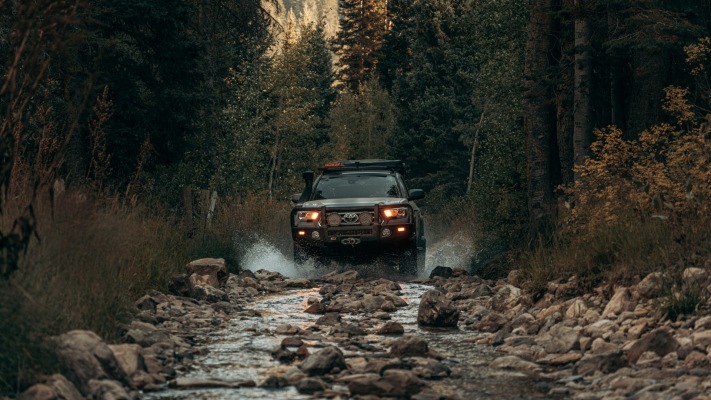 Toyota Tacoma Overlanding Concept 2021. Desktop wallpaper