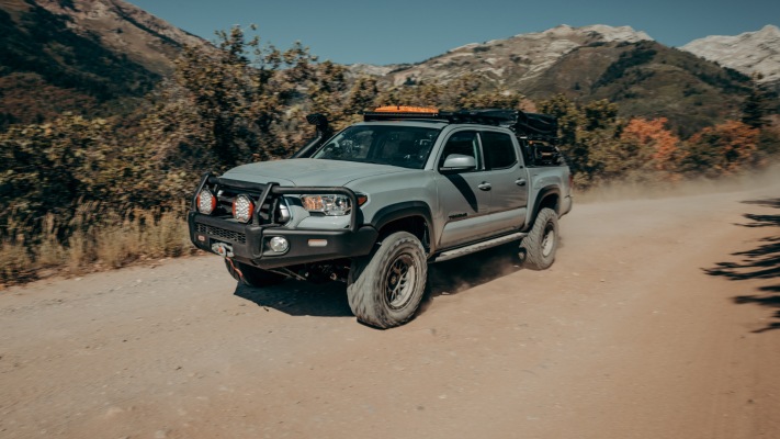 Toyota Tacoma Overlanding Concept 2021. Desktop wallpaper