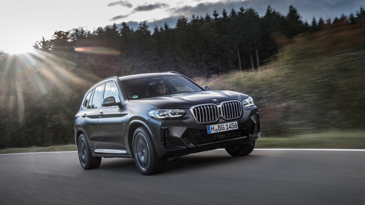 BMW X3 xDrive30d 2022. Desktop wallpaper