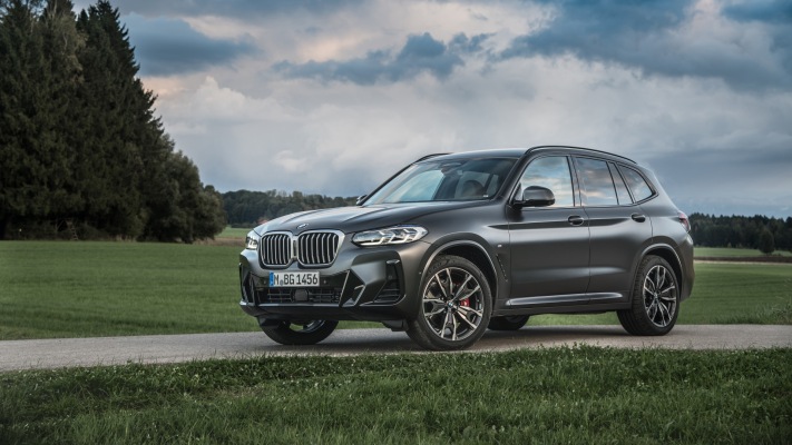 BMW X3 xDrive30d 2022. Desktop wallpaper