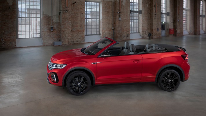 Volkswagen T-Roc Cabriolet 2022. Desktop wallpaper