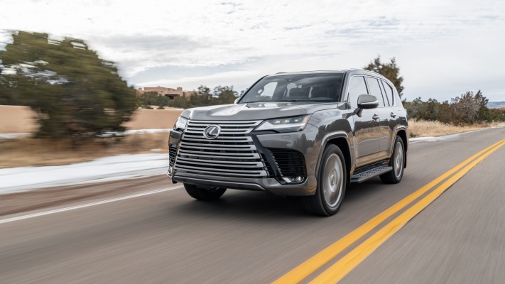 Lexus LX 600 F Sport USA Version 2021. Desktop wallpaper