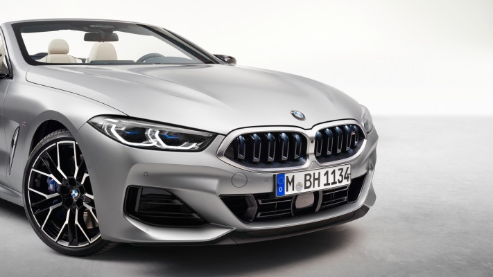 BMW M850i Cabriolet xDrive 2022. Desktop wallpaper