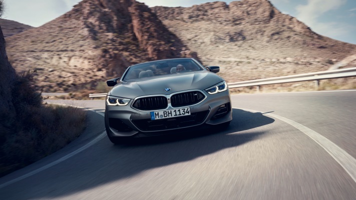 BMW M850i Cabriolet xDrive 2022. Desktop wallpaper