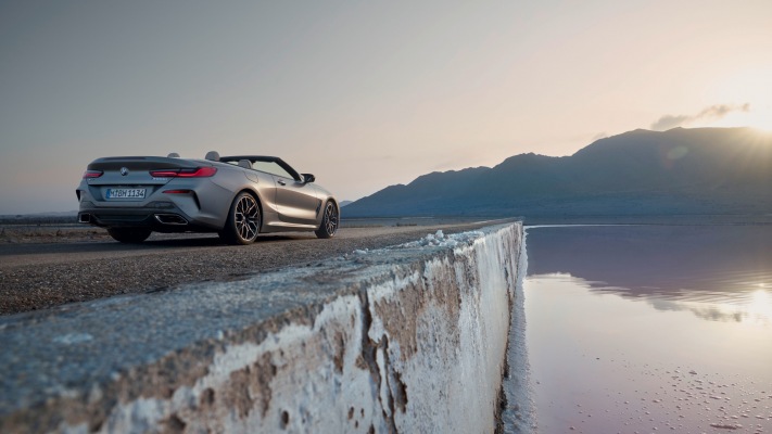 BMW M850i Cabriolet xDrive 2022. Desktop wallpaper