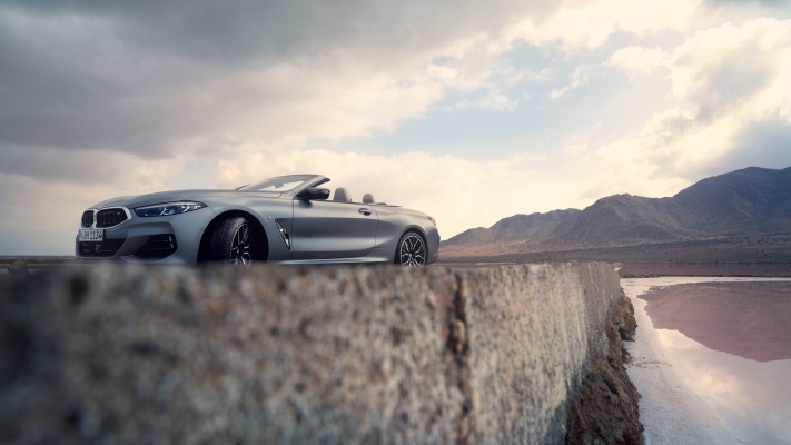 BMW M850i Cabriolet xDrive 2022. Desktop wallpaper