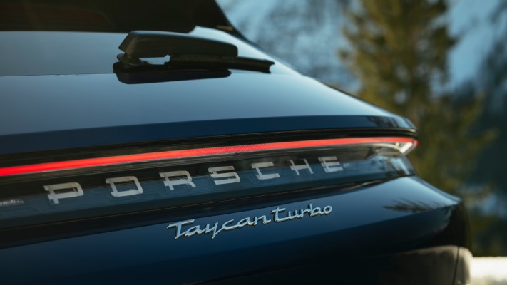 Porsche Taycan Turbo Sport Turismo 2022. Desktop wallpaper