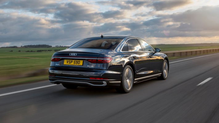 Audi A8 L 50 TDI quattro UK Version 2022. Desktop wallpaper