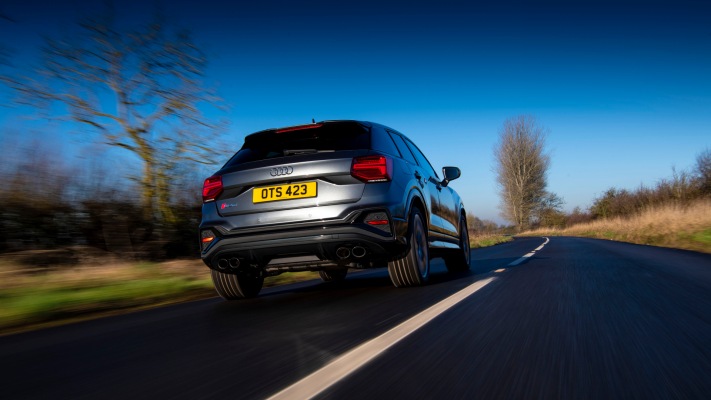 Audi SQ2 Black Edition UK Version 2022. Desktop wallpaper