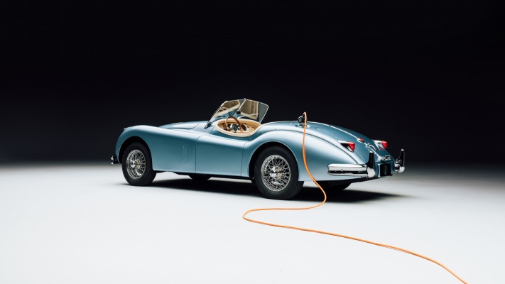 Jaguar XK140 Open Two Seater Lunaz 2022. Desktop wallpaper