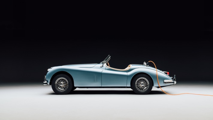 Jaguar XK140 Open Two Seater Lunaz 2022. Desktop wallpaper