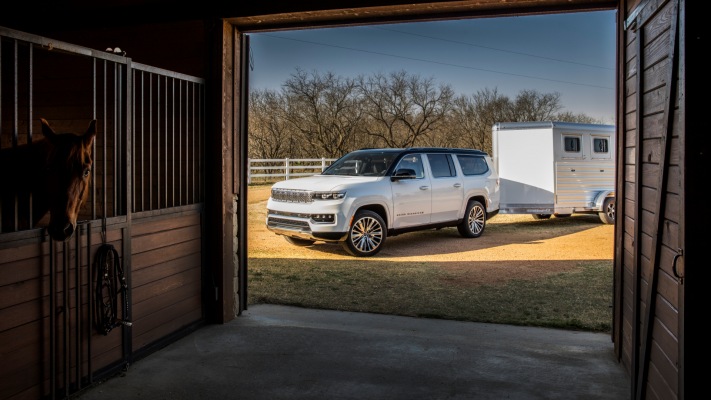 Jeep Grand Wagoneer L 2023. Desktop wallpaper