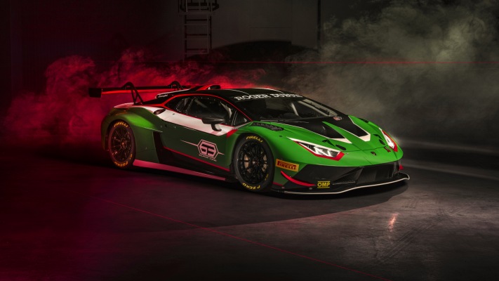 Lamborghini Huracan GT3 EVO2 2023. Desktop wallpaper