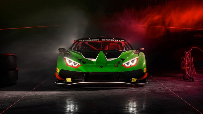 Lamborghini Huracán GT3 EVO2 2023. Desktop wallpaper