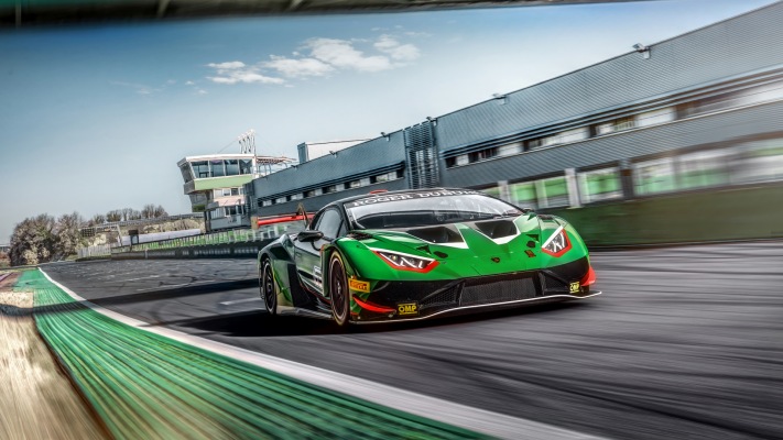 Lamborghini Huracan GT3 EVO2 2023. Desktop wallpaper