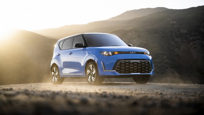 Kia Soul GT-Line 2023. Desktop wallpaper