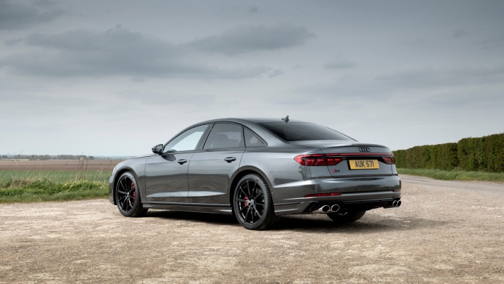 Audi S8 TFSI quattro UK Version 2022. Desktop wallpaper