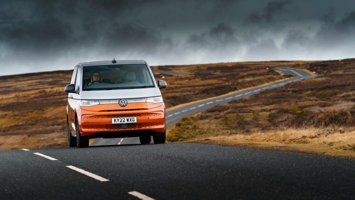 Volkswagen Multivan UK Version 2022. Desktop wallpaper