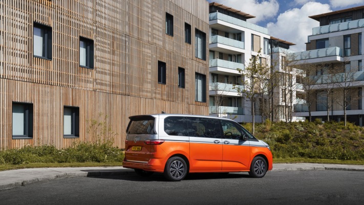 Volkswagen Multivan UK Version 2022. Desktop wallpaper