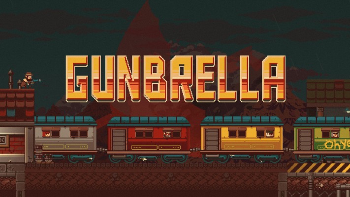 Gunbrella. Desktop wallpaper