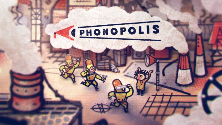 Phonopolis. Desktop wallpaper