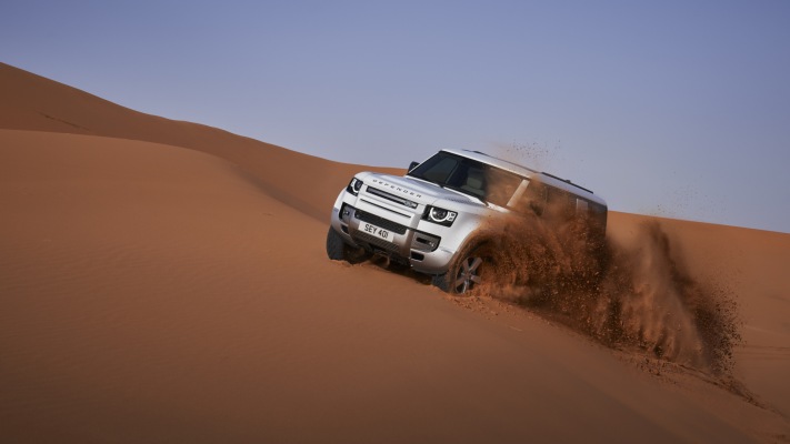 Land Rover Defender 130 2023. Desktop wallpaper