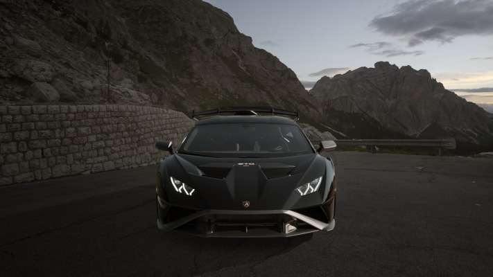 Lamborghini Huracán STO Novitec 2022. Desktop wallpaper