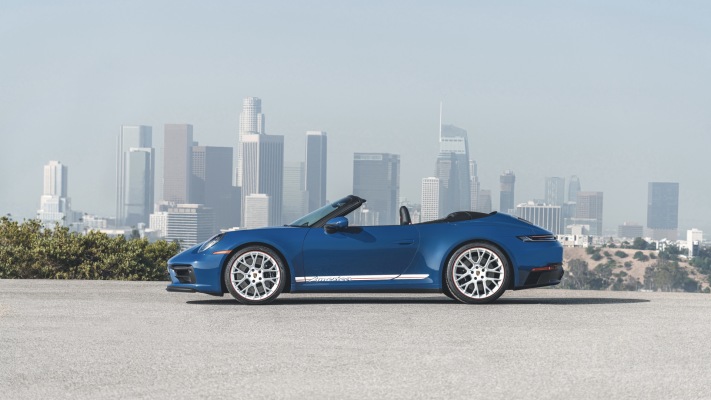 Porsche 911 Carrera GTS Cabriolet America Edition 2023. Desktop wallpaper