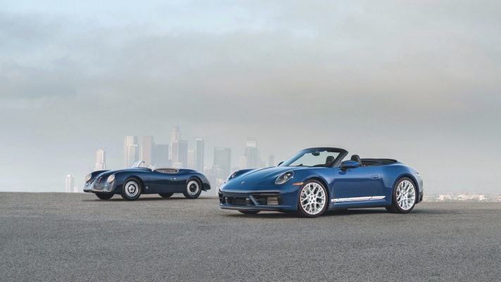 Porsche 911 Carrera GTS Cabriolet America Edition 2023. Desktop wallpaper