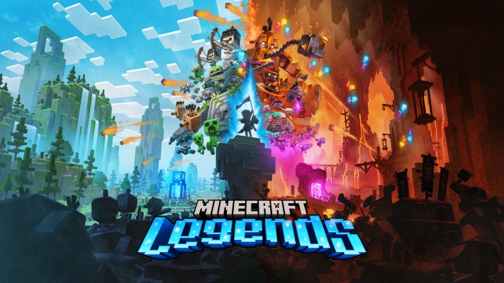 Minecraft Legends. Desktop wallpaper
