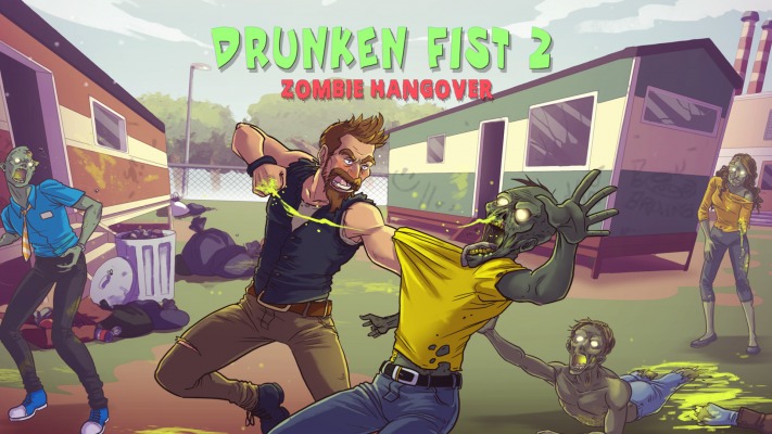 Drunken Fist 2: Zombie Hangover. Desktop wallpaper
