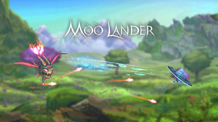 Moo Lander. Desktop wallpaper