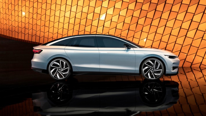 Volkswagen ID. Aero Concept 2022. Desktop wallpaper