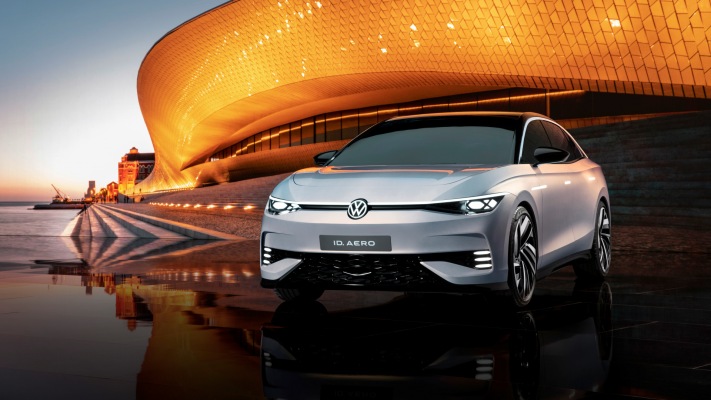 Volkswagen ID. Aero Concept 2022. Desktop wallpaper