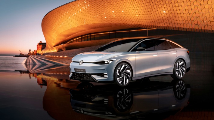 Volkswagen ID. Aero Concept 2022. Desktop wallpaper