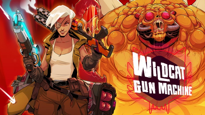 Wildcat Gun Machine. Desktop wallpaper