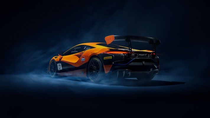 McLaren Artura Trophy Race Car 2023. Desktop wallpaper