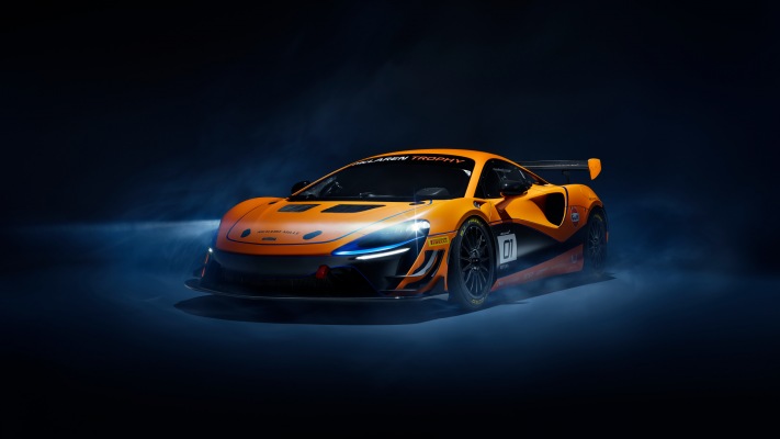 McLaren Artura Trophy Race Car 2023. Desktop wallpaper