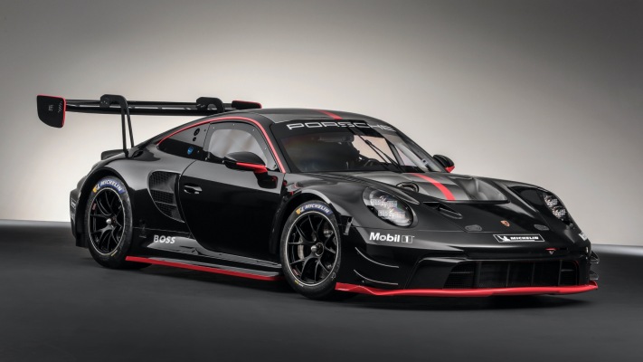 Porsche 911 GT3 R 2023. Desktop wallpaper