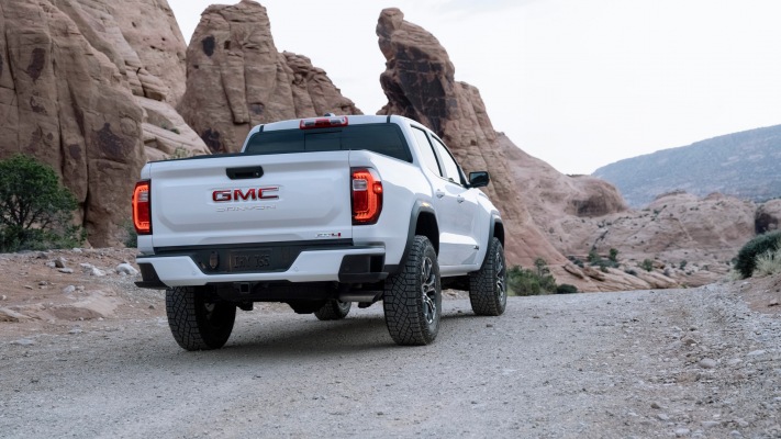 GMC Canyon AT4 2023. Desktop wallpaper