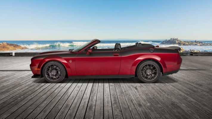 Dodge Challenger Convertible 2023. Desktop wallpaper